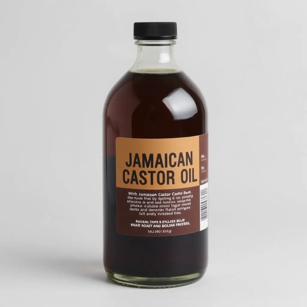 Roasted & Boiled Jamaican Castor Oil 16oz